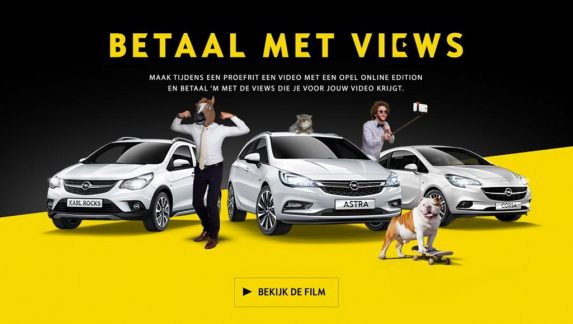 Reken je nieuwe Opel af met YouTube views