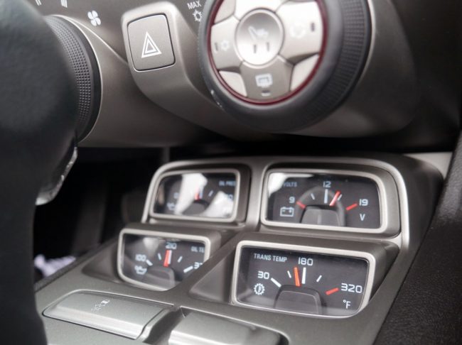 Camaro cockpit