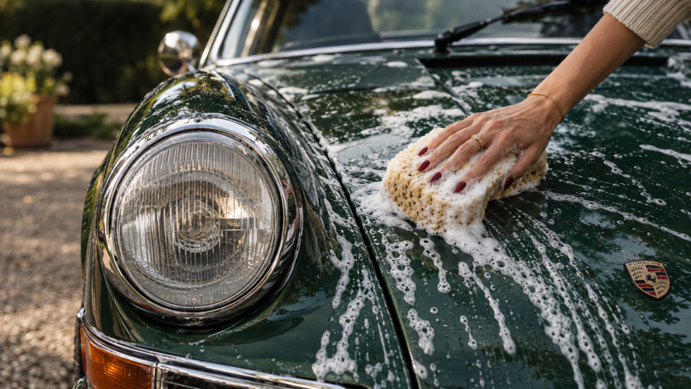Porsche car wash