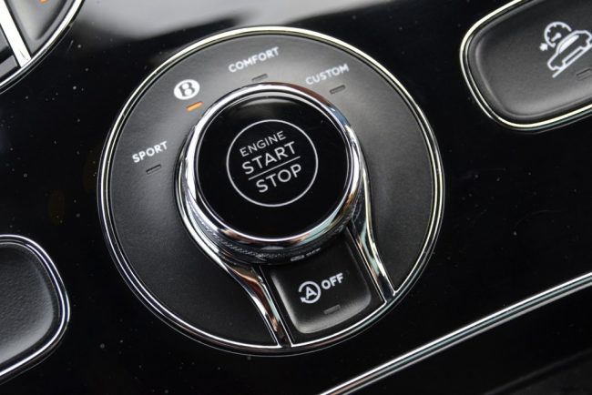 Start Stop system Bentley Bentayga comfort custom sport selectie