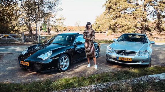 German Galore: Porsche 911 Carrera 4S vs. Mercedes-Benz SL 350 [video]