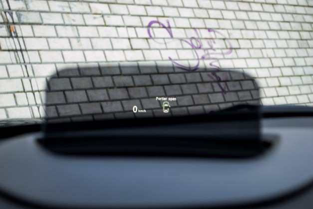MINI Copper SD 5-door Head up display HUD