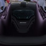 P1 McLaren amethyst-black back achterzjde wallpaper poster