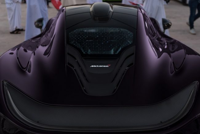P1 McLaren amethyst-black back achterzjde wallpaper poster