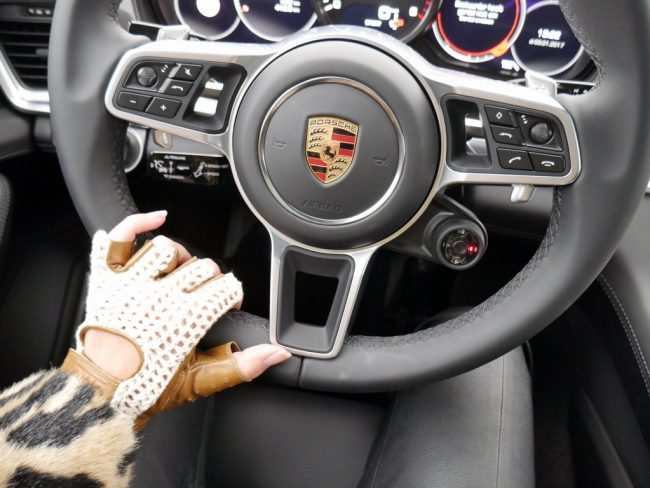 Porsche Panamera 4S autohandschoen